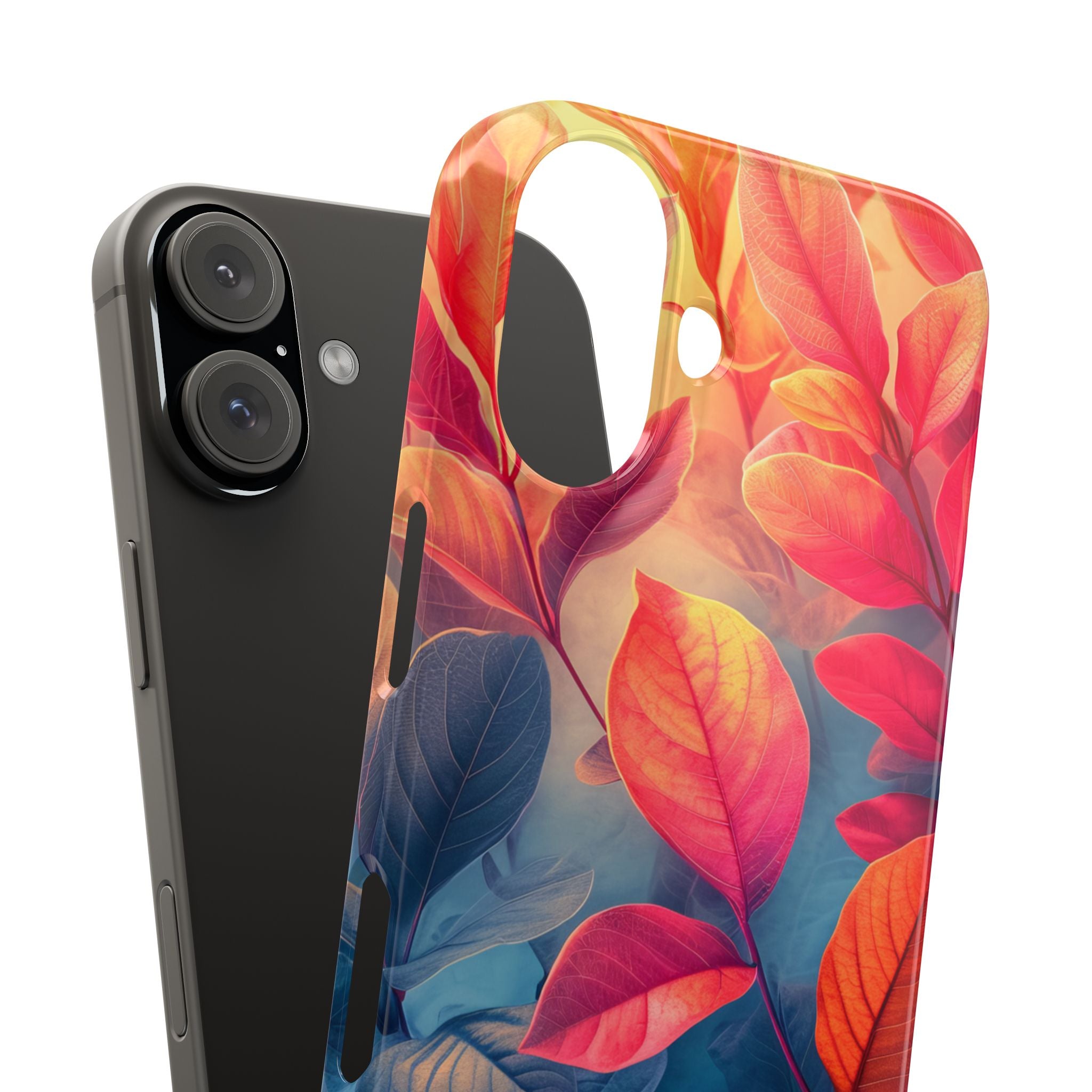 Red Blue Nature - Slim iPhone 16 Phone Case