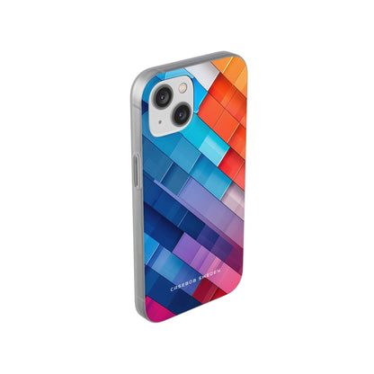 Vibrant GeoFlow iPhone 14 - Flexi Phone Case