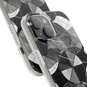 Geometrische Eleganz | Flexible Handyhülle für iPhone