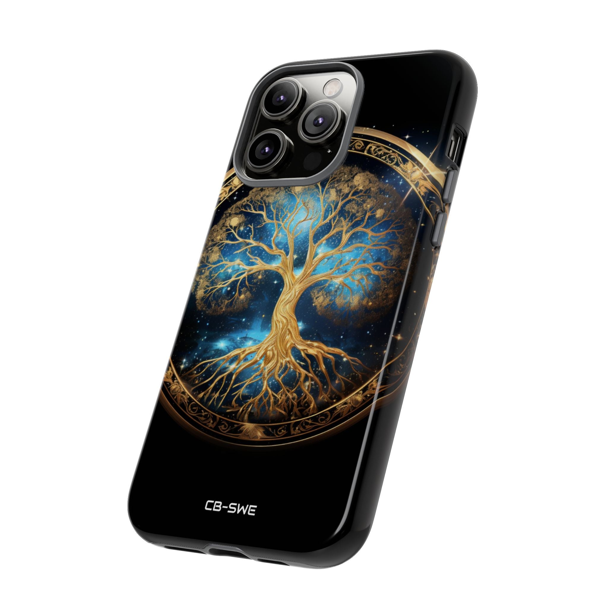 Cosmic Tree Radiance - iPhone Case