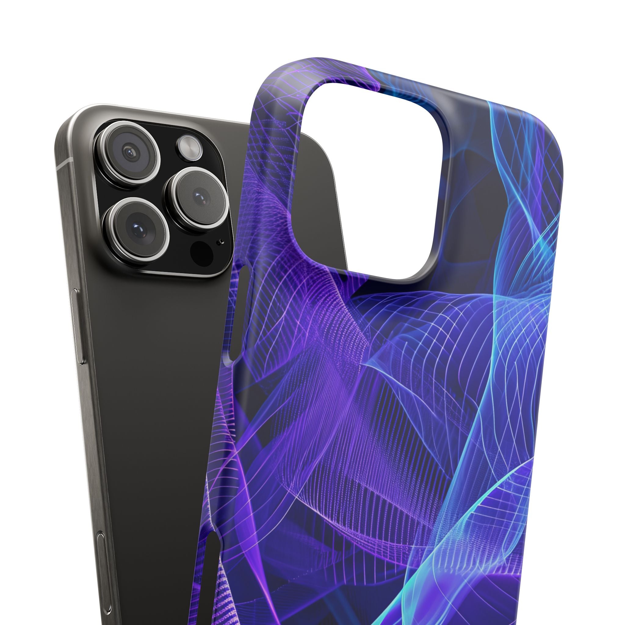 Gradient Flowscape iPhone 16 - Slim Phone Case