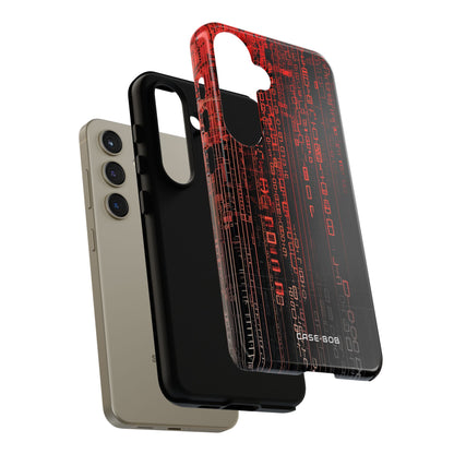 Crimson Glyphs Samsung S24 Case - Tough