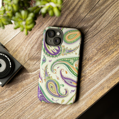 Paisley Pastel Elegance - Protective Phone Case