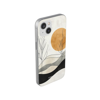 Orange Halo iPhone 14 Case - Soft