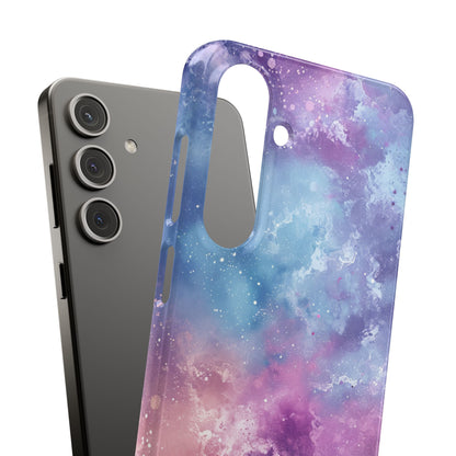 Cosmic Nebula Swirls - Slim Samsung S24 Phone Case