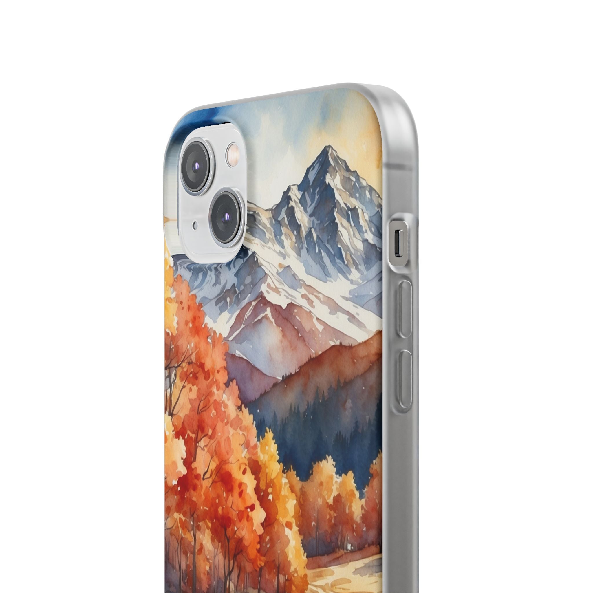 Snowcapped Radiance iPhone 14 Plus Case - Soft