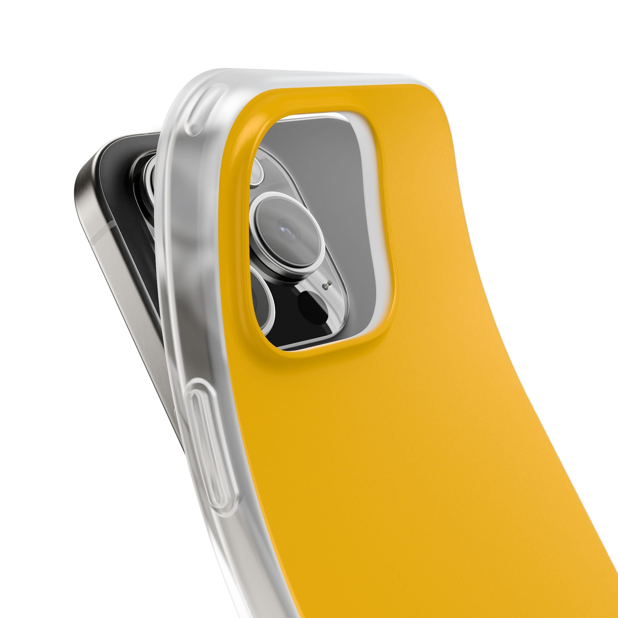 Amber Yellow - Flexi iPhone 16 Phone Case