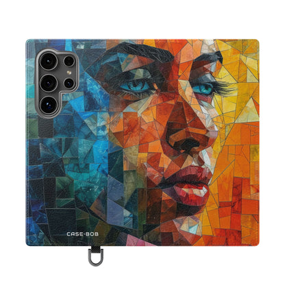 Mosaic Gaze Blue - Samsung S24 Ultra Cover - Pung