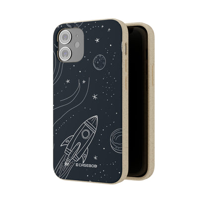 Cosmic Doodle Adventure | Biodegradable Phone Case