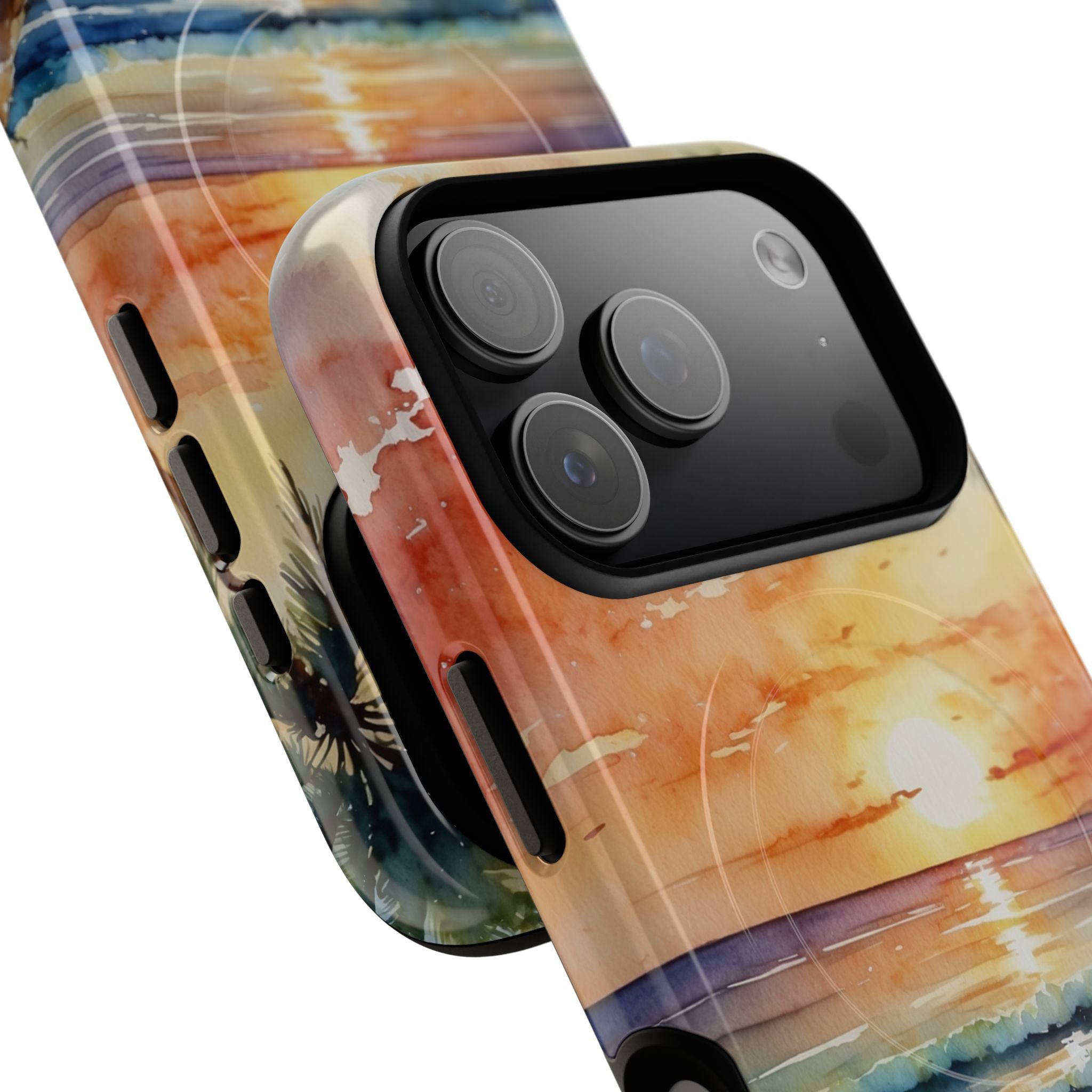 Sunset Palm iPhone 17 Pro Case - Tough+