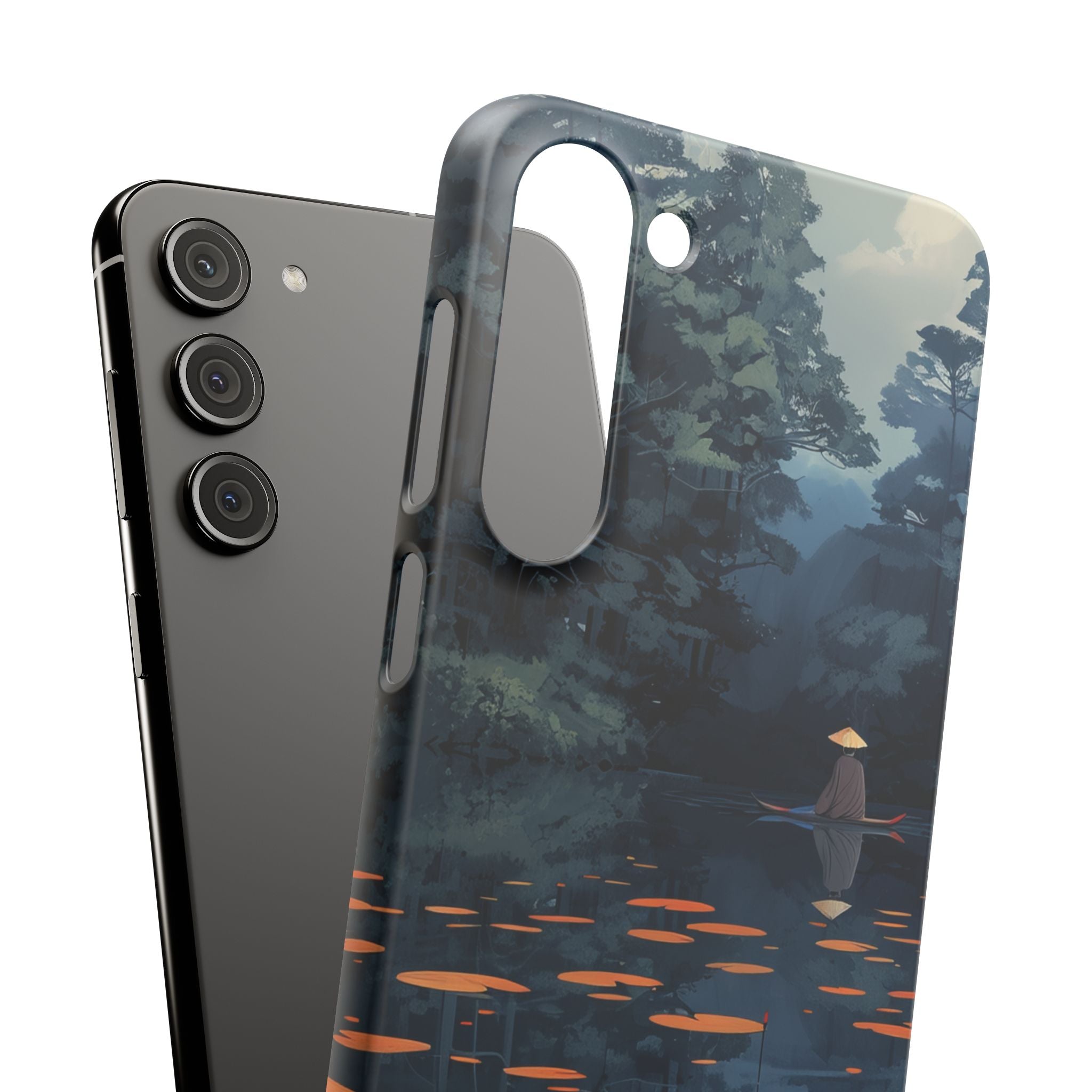 Tranquil Lotus Reflections Samsung S23 - Slim Phone Case