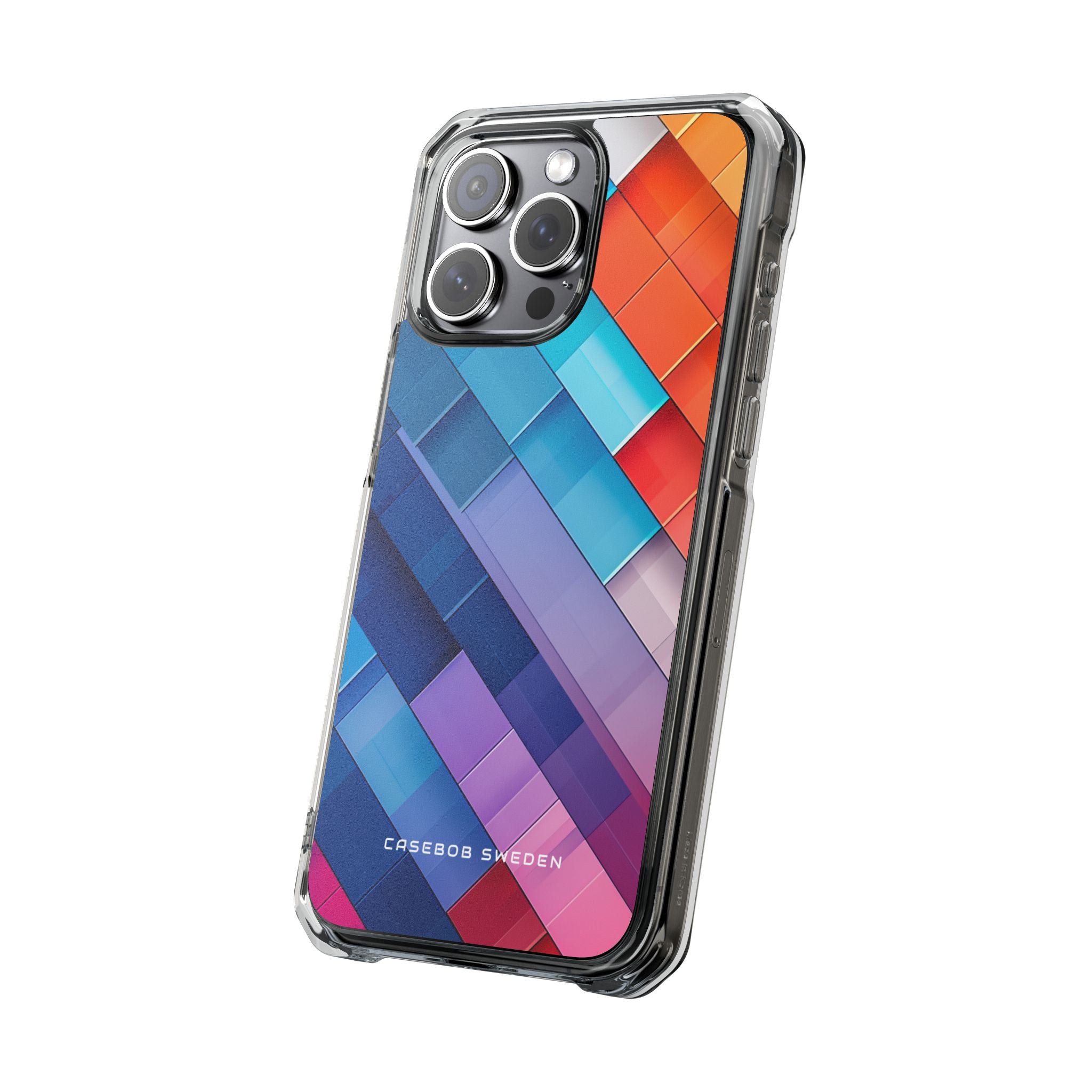 Vibrant GeoFlow iPhone 15 - Clear Impact Phone Case