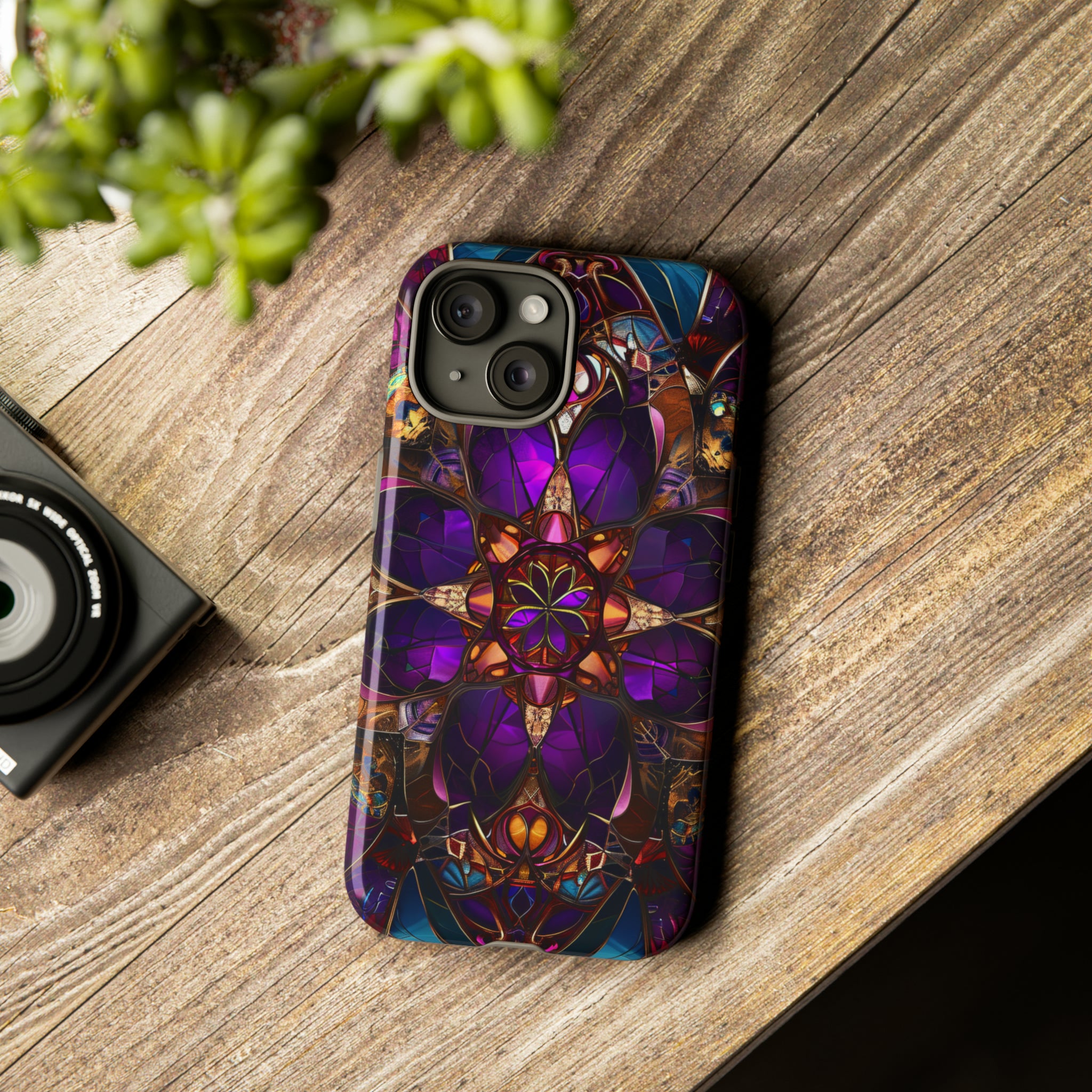 Stained Glass Gothic - Protective Phone Case