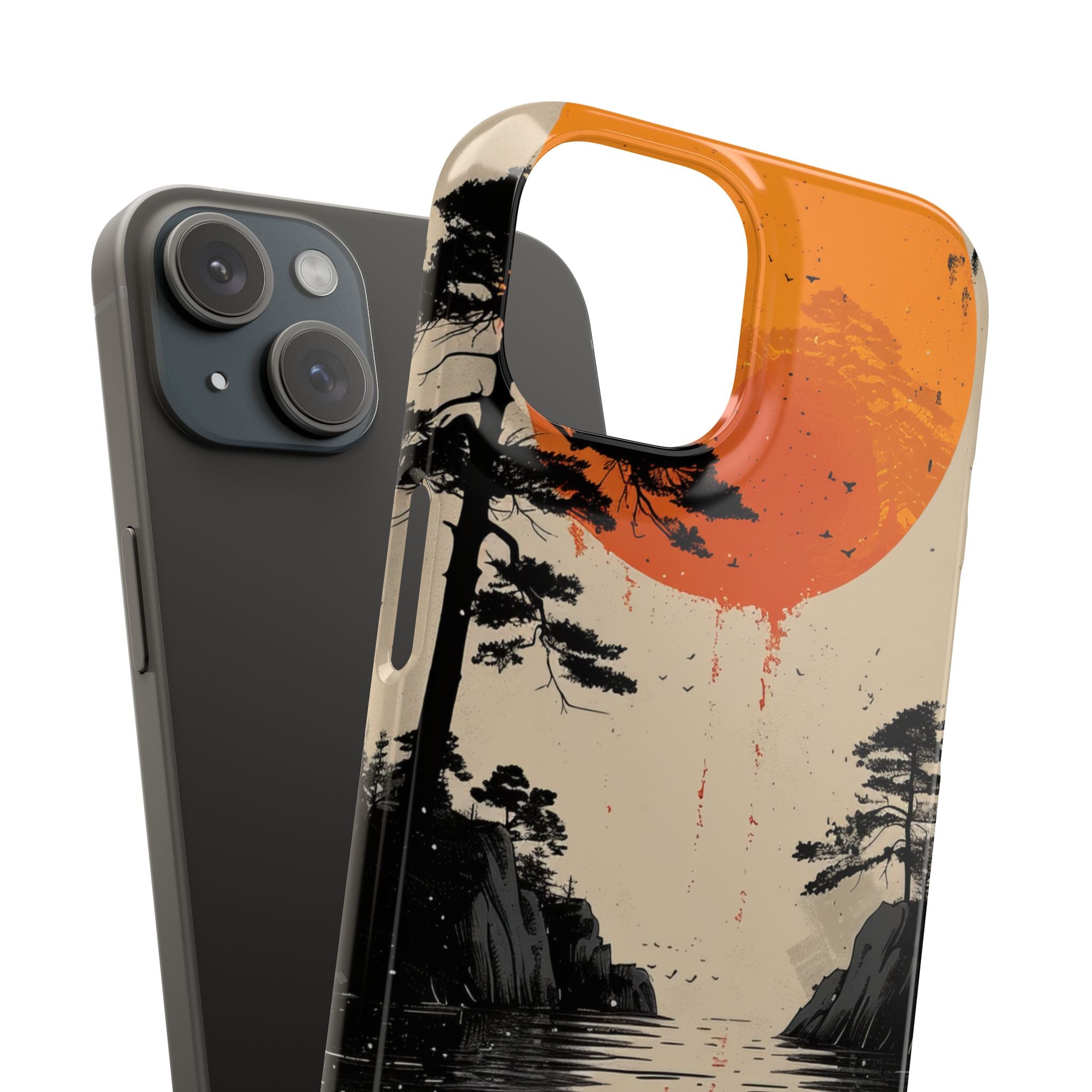 Zen Serenity Sunscape iPhone 15 - Slim Phone Case