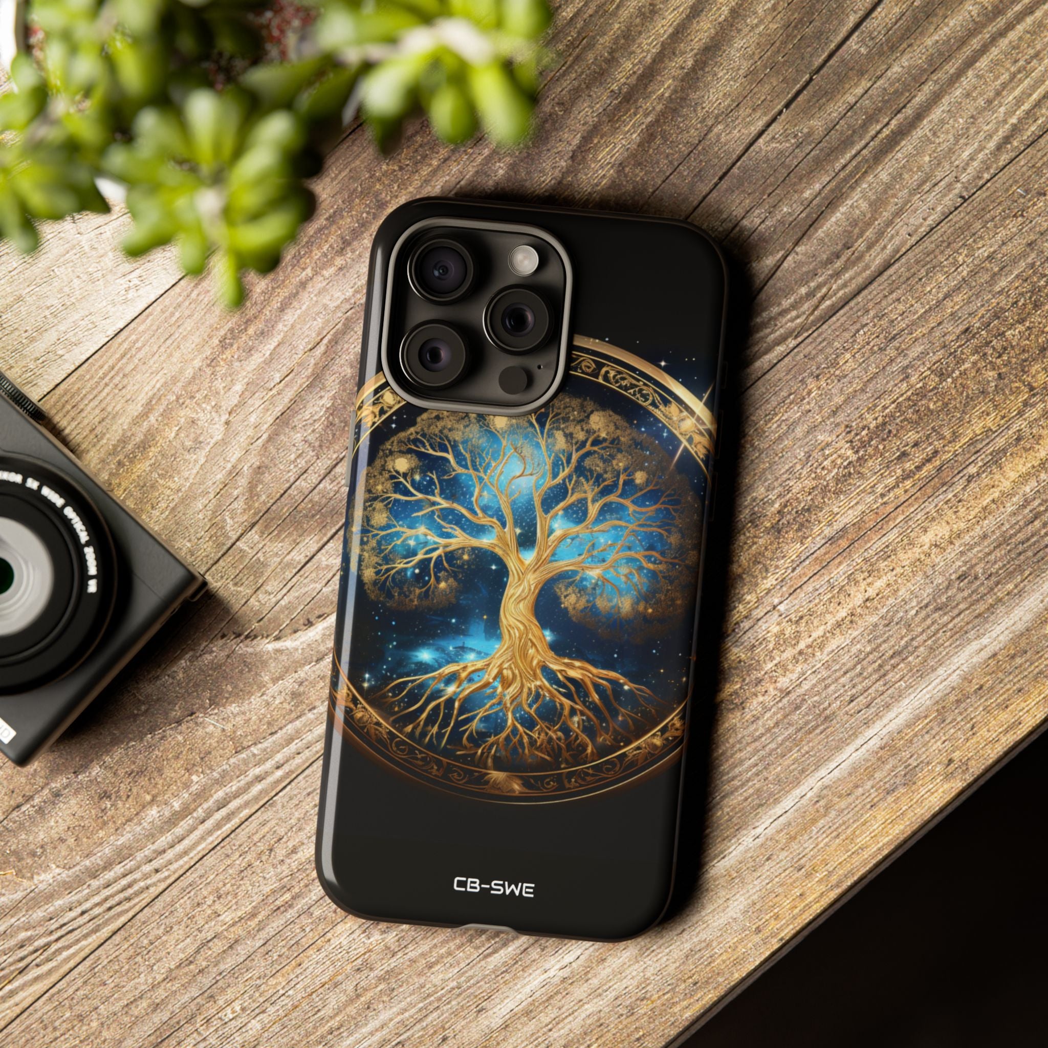 Cosmic Tree Radiance - iPhone Case