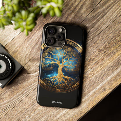 Cosmic Tree Radiance - iPhone Case