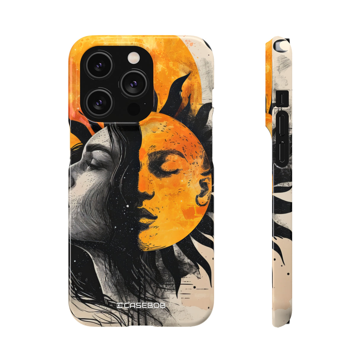 Sunlit Duality | Slim Phone Case for iPhone