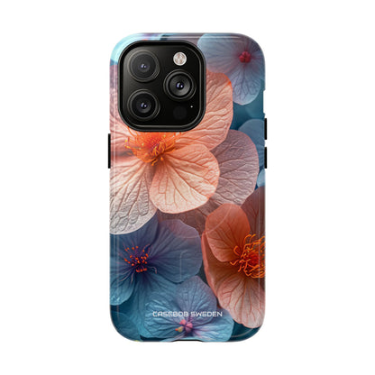 Peach Blossom Serenity - Tough + MagSafe® iPhone 14 Phone Case