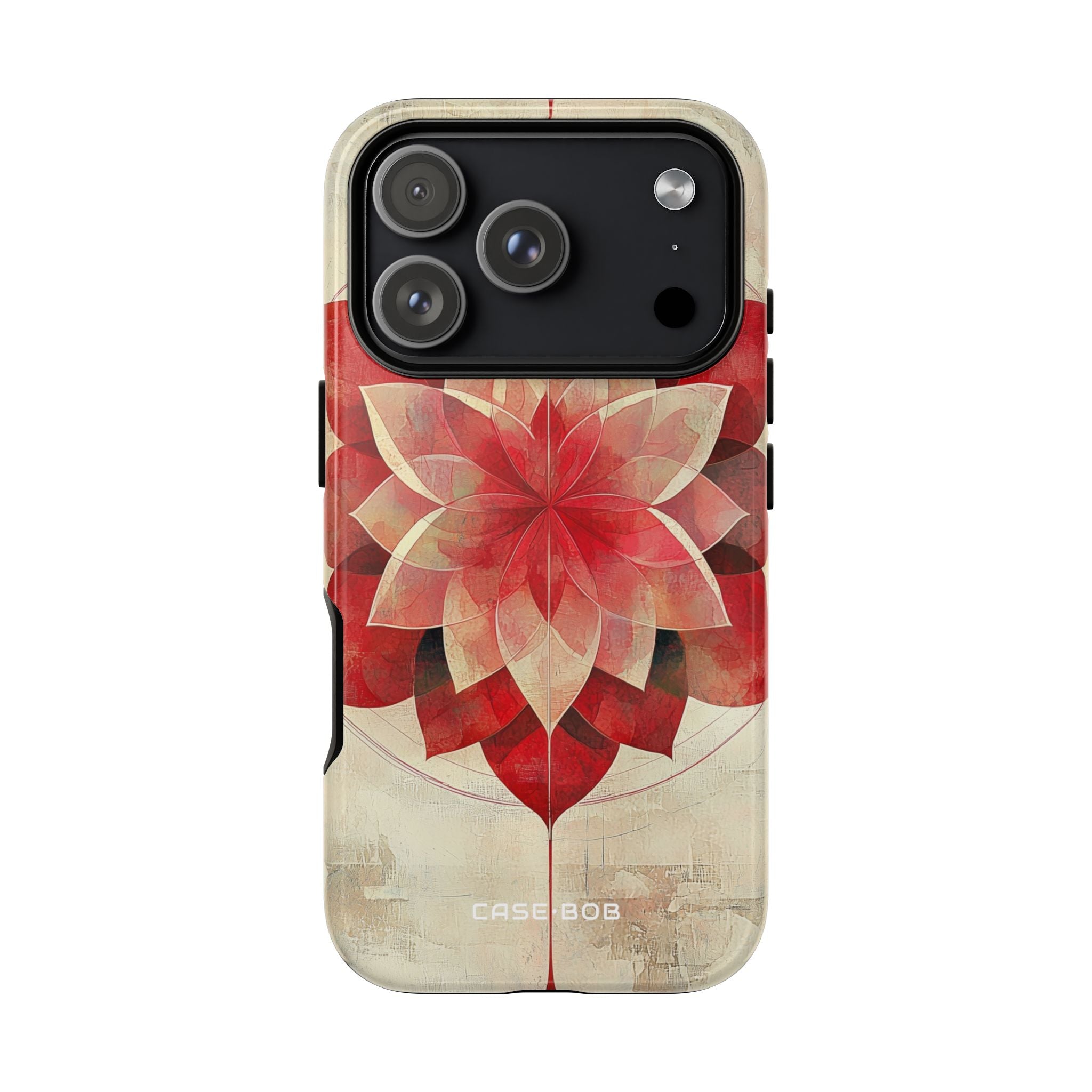 Crimson Bloom iPhone 17 Pro Case - Tough