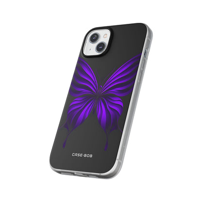 Violet Monarch iPhone 14 Plus Case - Soft