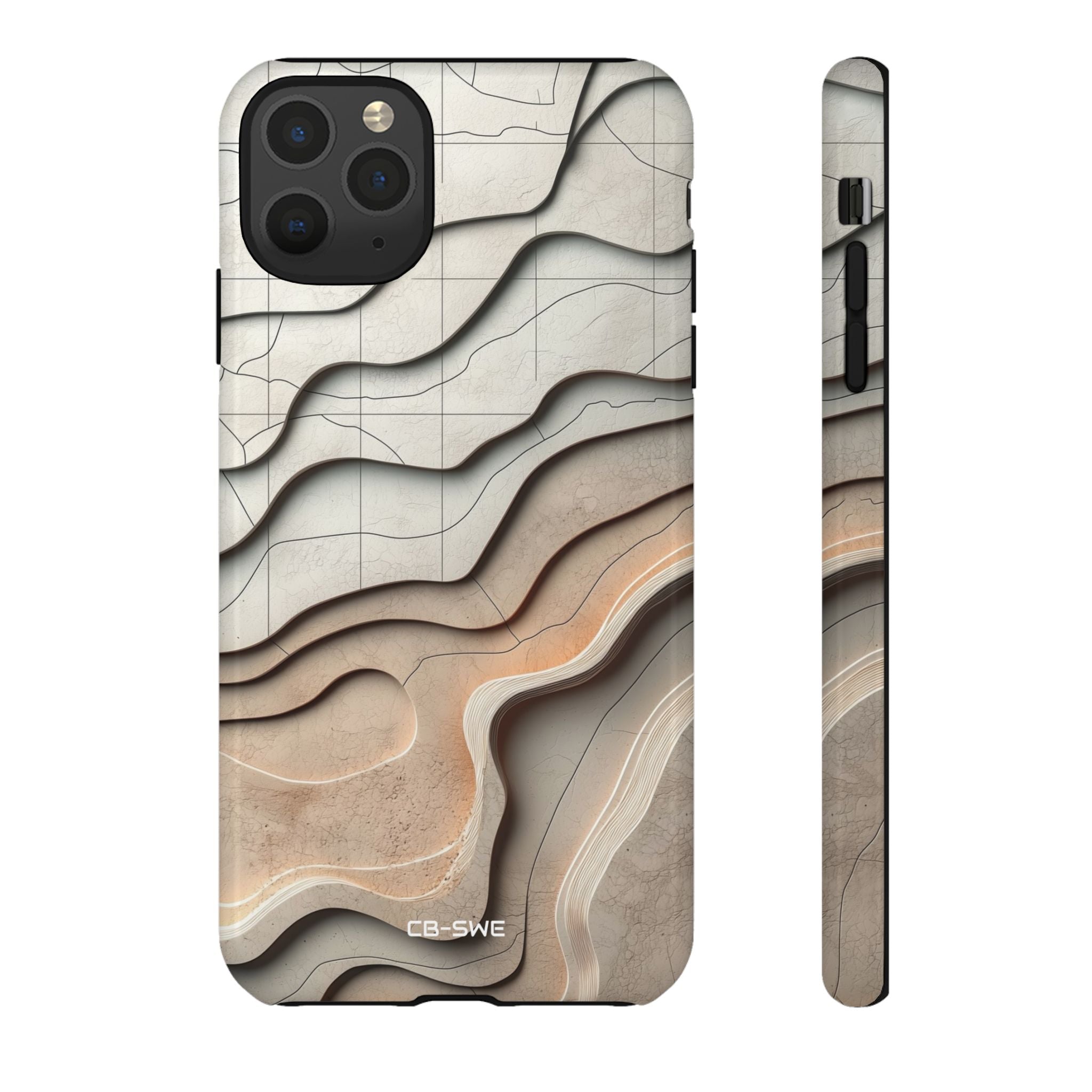 Waves Embrace Earth - iPhone Case