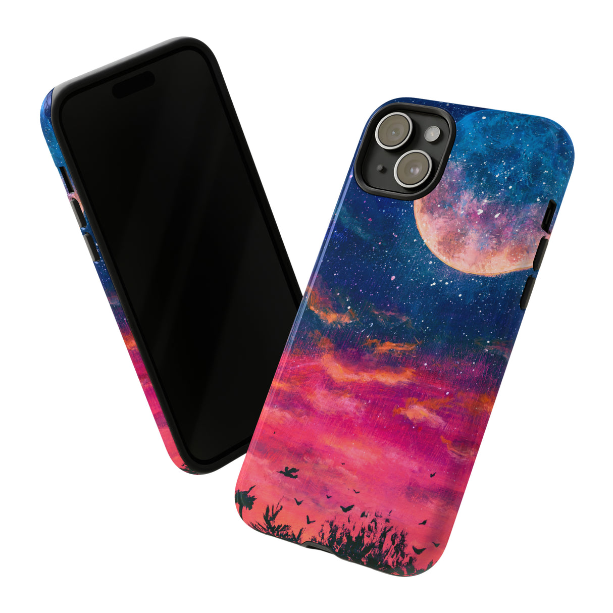 Oil painting - Big Planet - Protective Phone Case