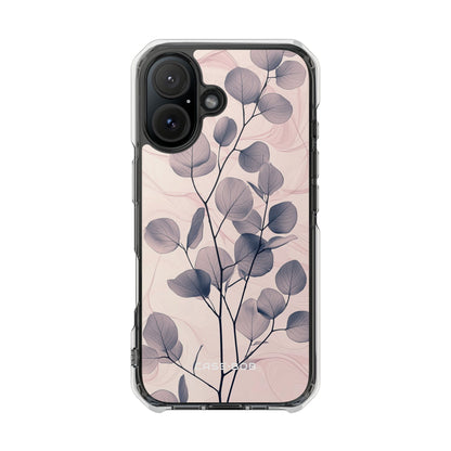 Veined Leaf Whisper iPhone 16 Case - Impact