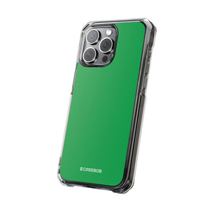 Pigment Green | Phone Case for iPhone (Clear Impact Case - Magnetic)