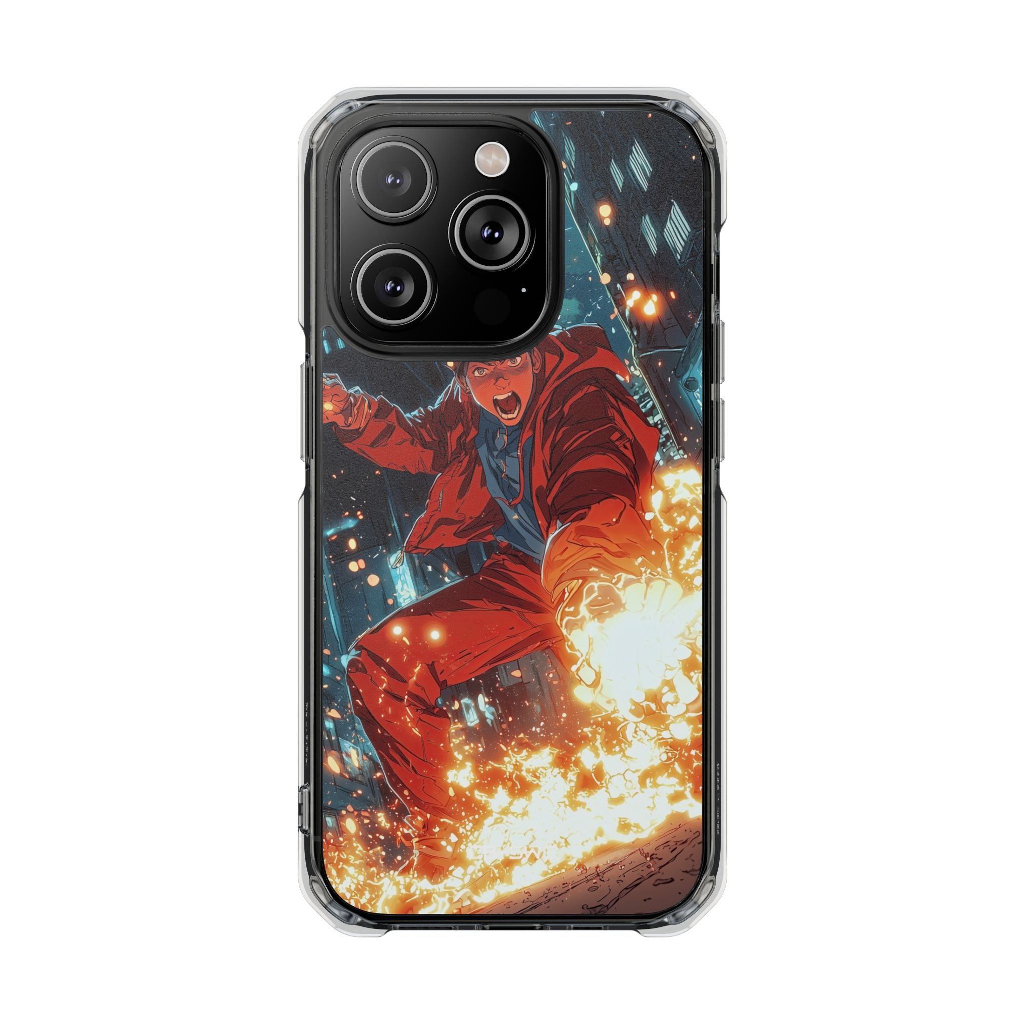 Flames Ignite Action iPhone Case - Impact