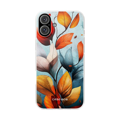Crimson Veins iPhone 16 Plus Case - Soft