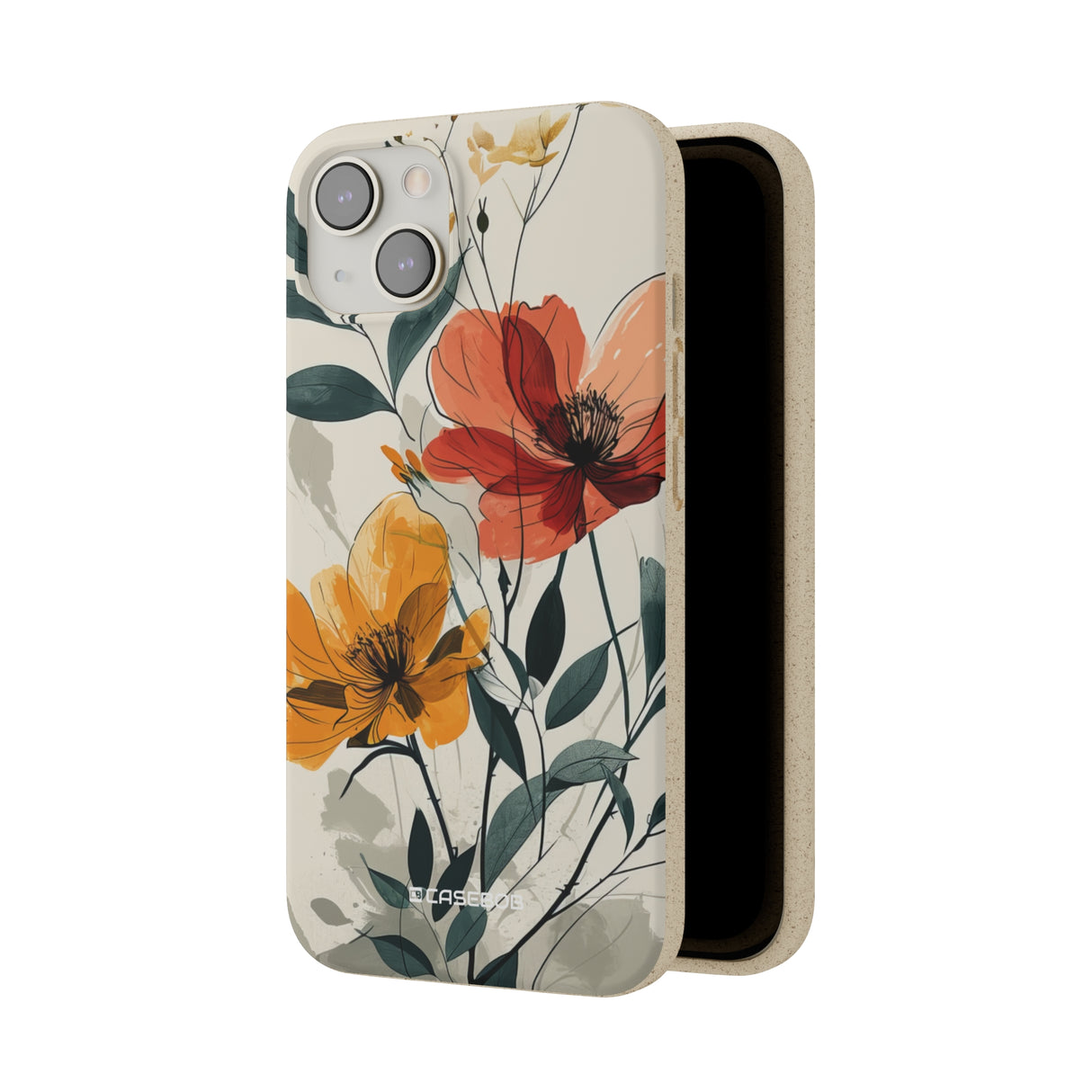 Serene Floral Harmony | Biodegradable Phone Case