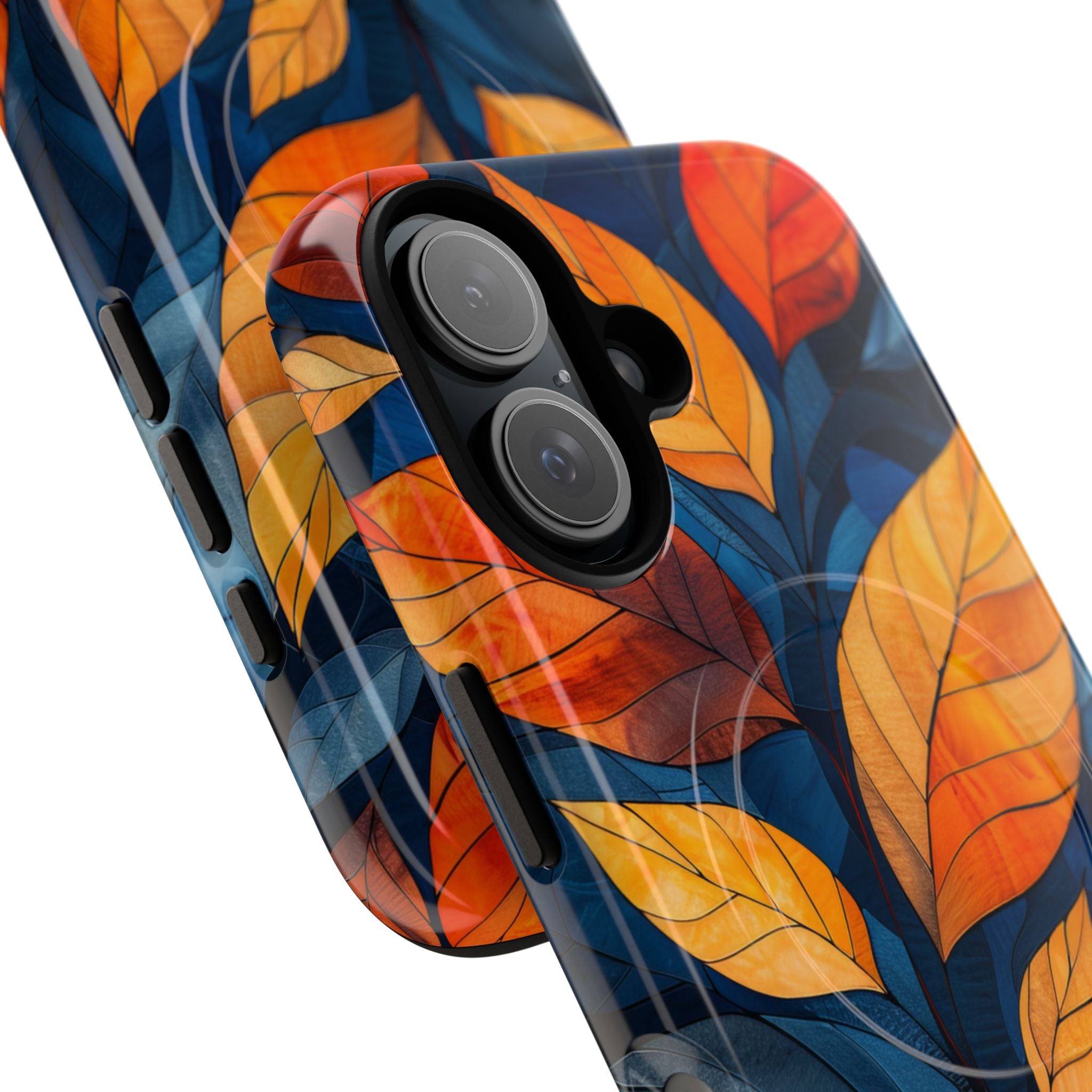 Stained Glass Blossoms iPhone 16 | Tough+ Phone Case