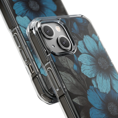 Blue Petal Radiance iPhone 14 Case - Impact