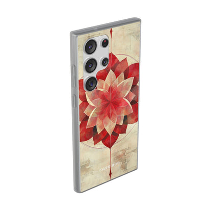 Crimson Bloom Samsung S23 Ultra Case - Soft