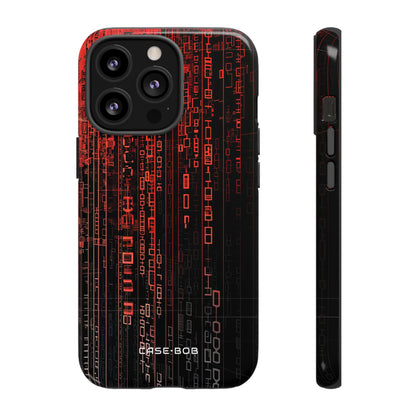 Crimson Glyphs iPhone 13 Pro Case - Tough