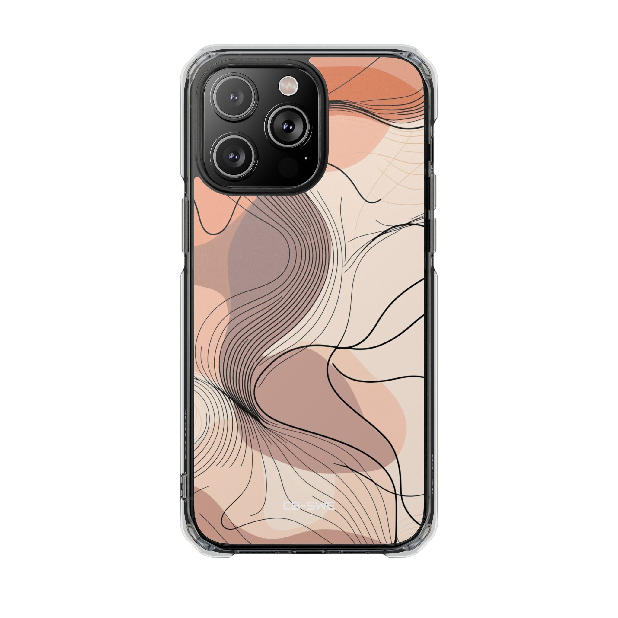 Gentle Waves Flow iPhone Case - Impact