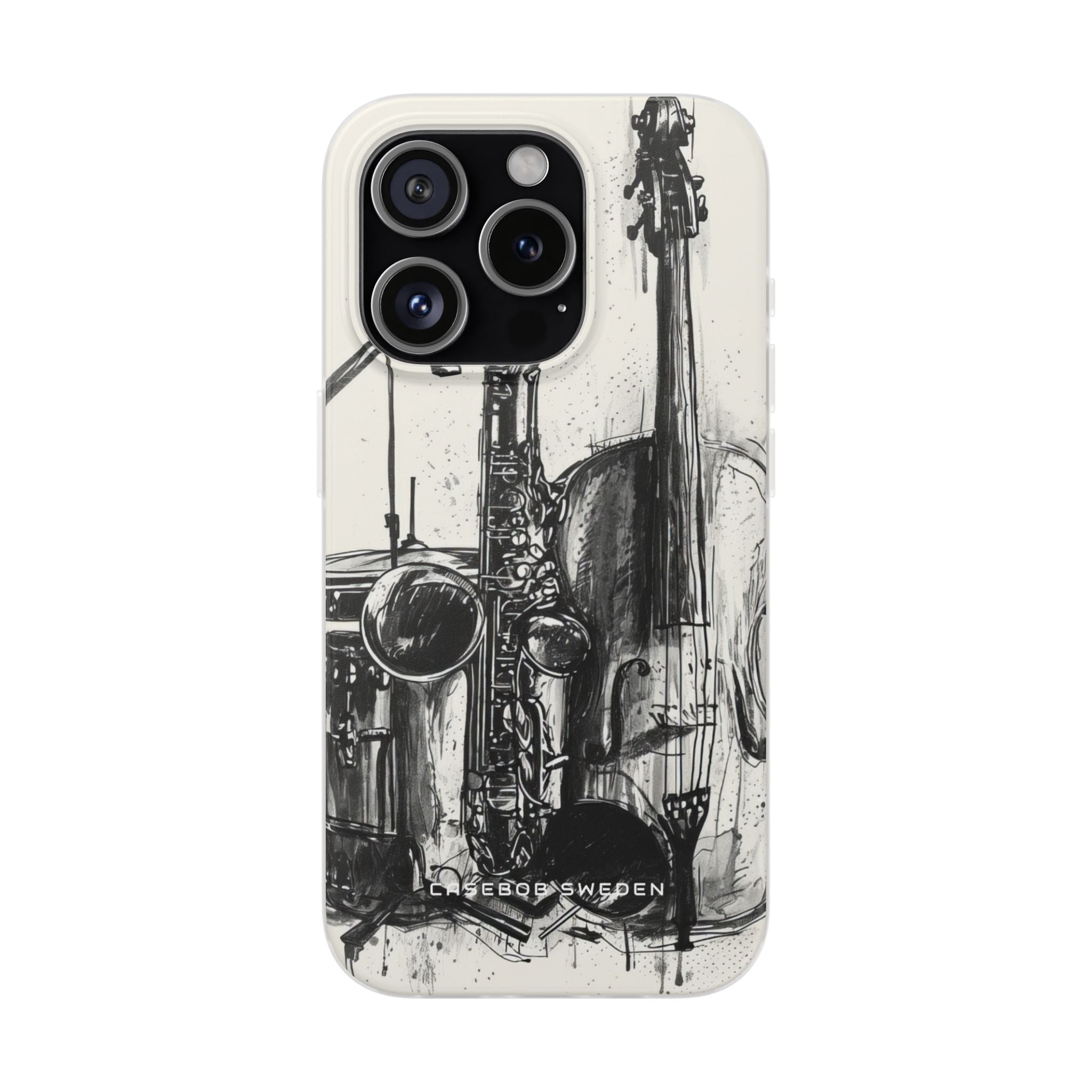 Jazz Instrument Line Symphony iPhone 15 - Flexi Phone Case