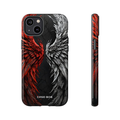 Crimson White Wings iPhone 14 Plus Case - Tough