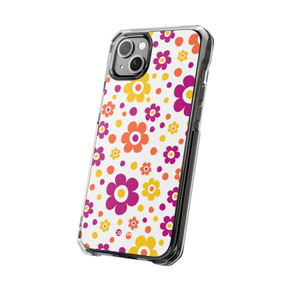 Retro Floral Playfulness iPhone Case - Impact