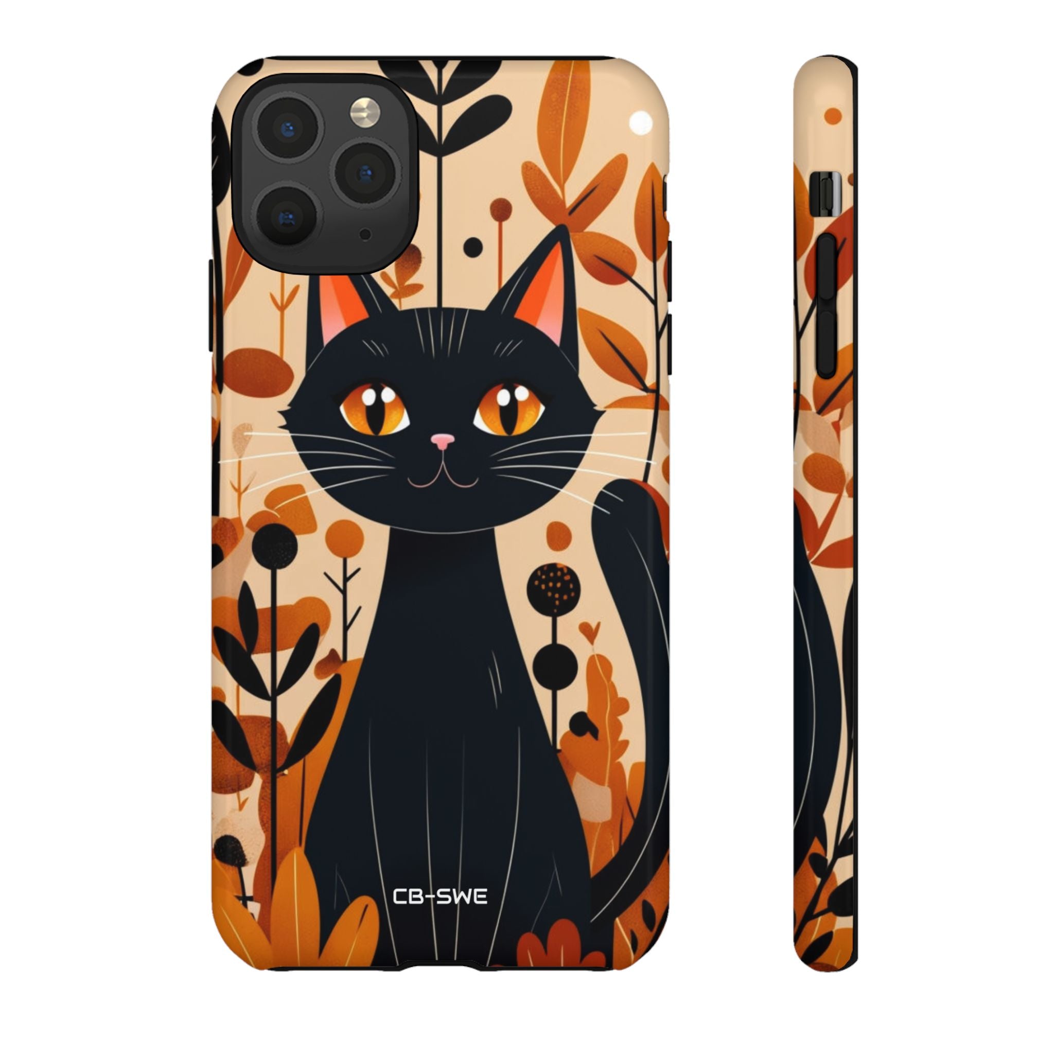Autumnal Cat Whimsy - iPhone Case