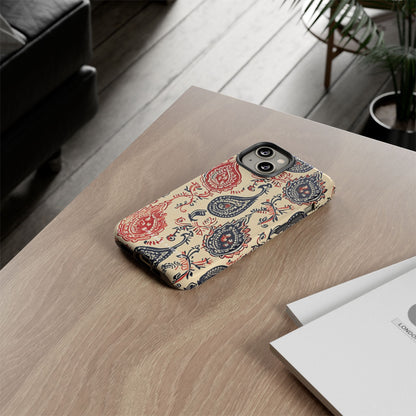 Vintage Paisley Elegance iPhone 14 - Tough Phone Case