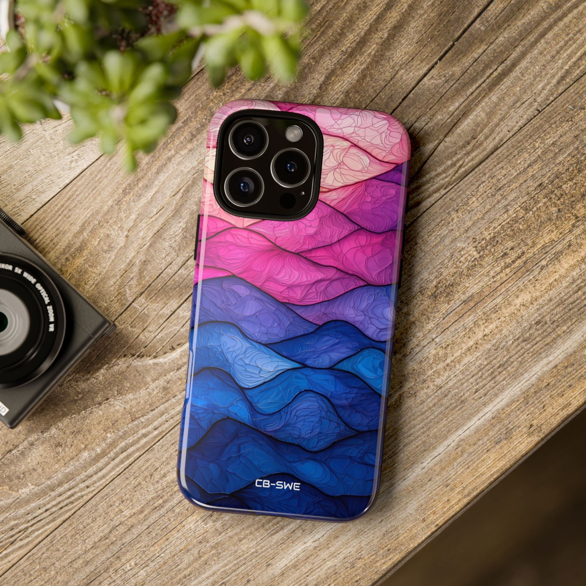 Waves Embrace Light - iPhone Case
