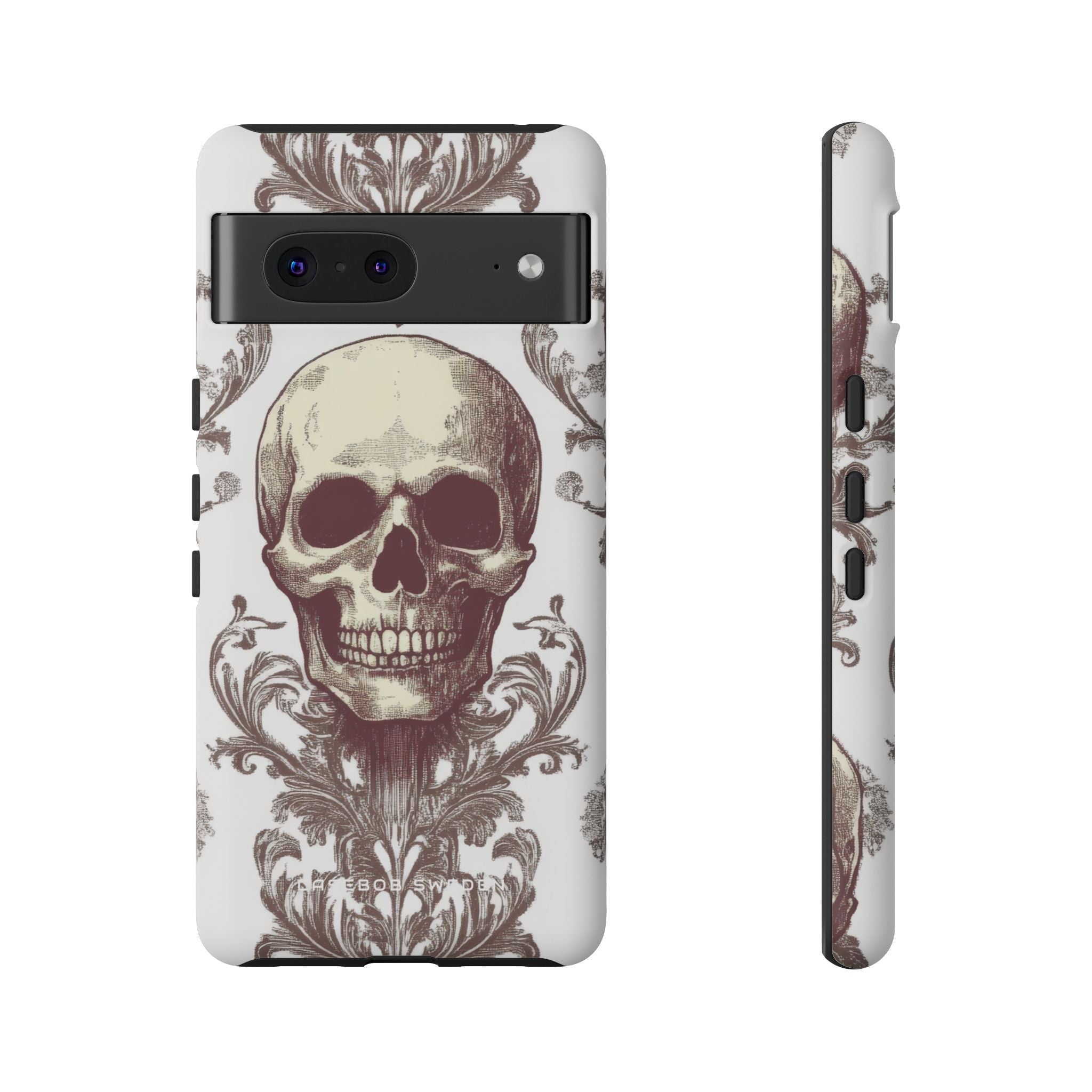 Gothic Skulls and Ornate Foliage Google Pixel 7 - Tough Phone Case