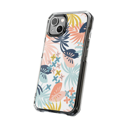 Tropical Foliage Blooms iPhone Case - Impact