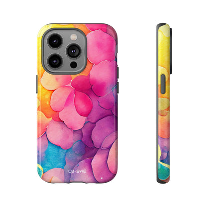 Vibrant Petal Fusion - iPhone Case