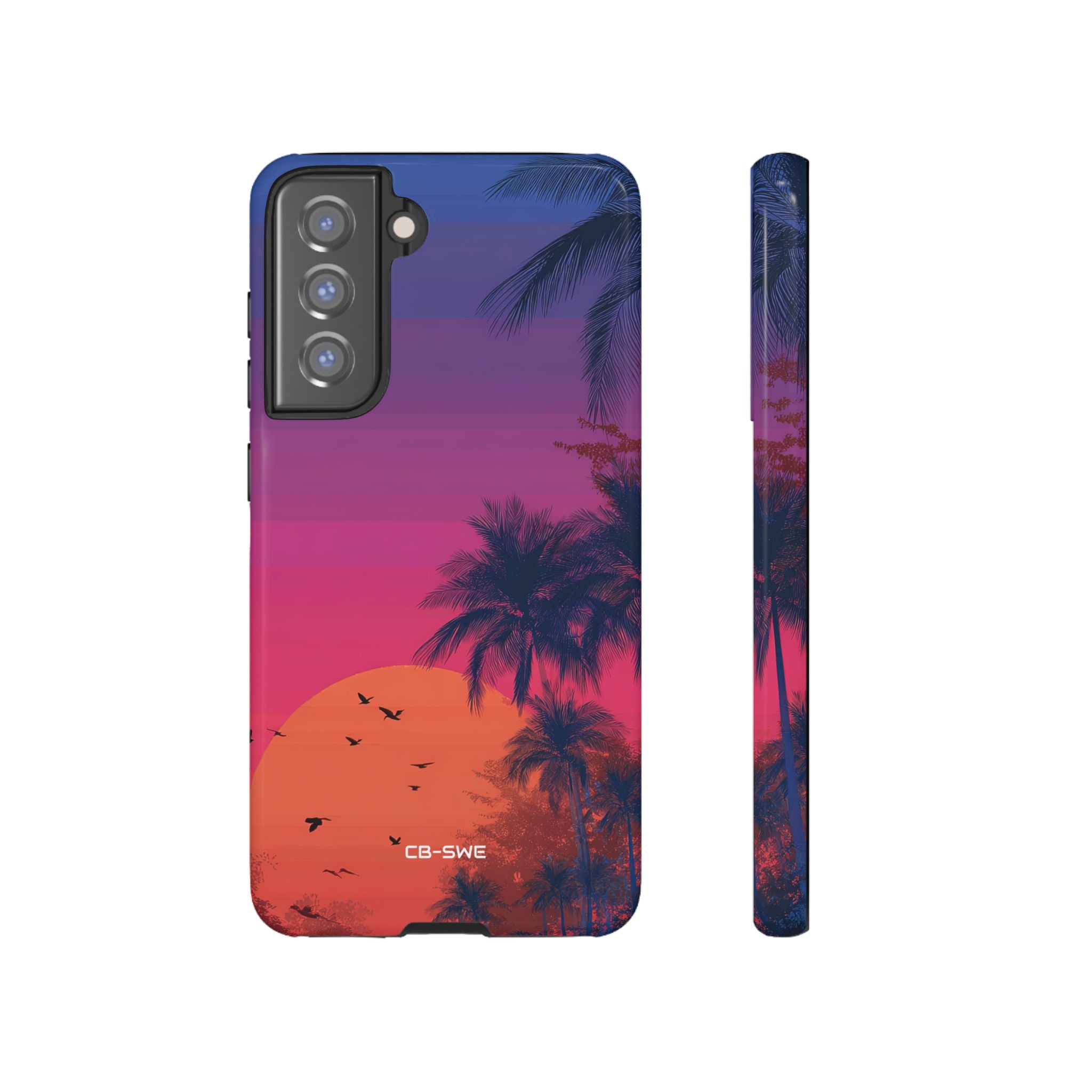 Tropical Sunset Silhouettes - Samsung Case