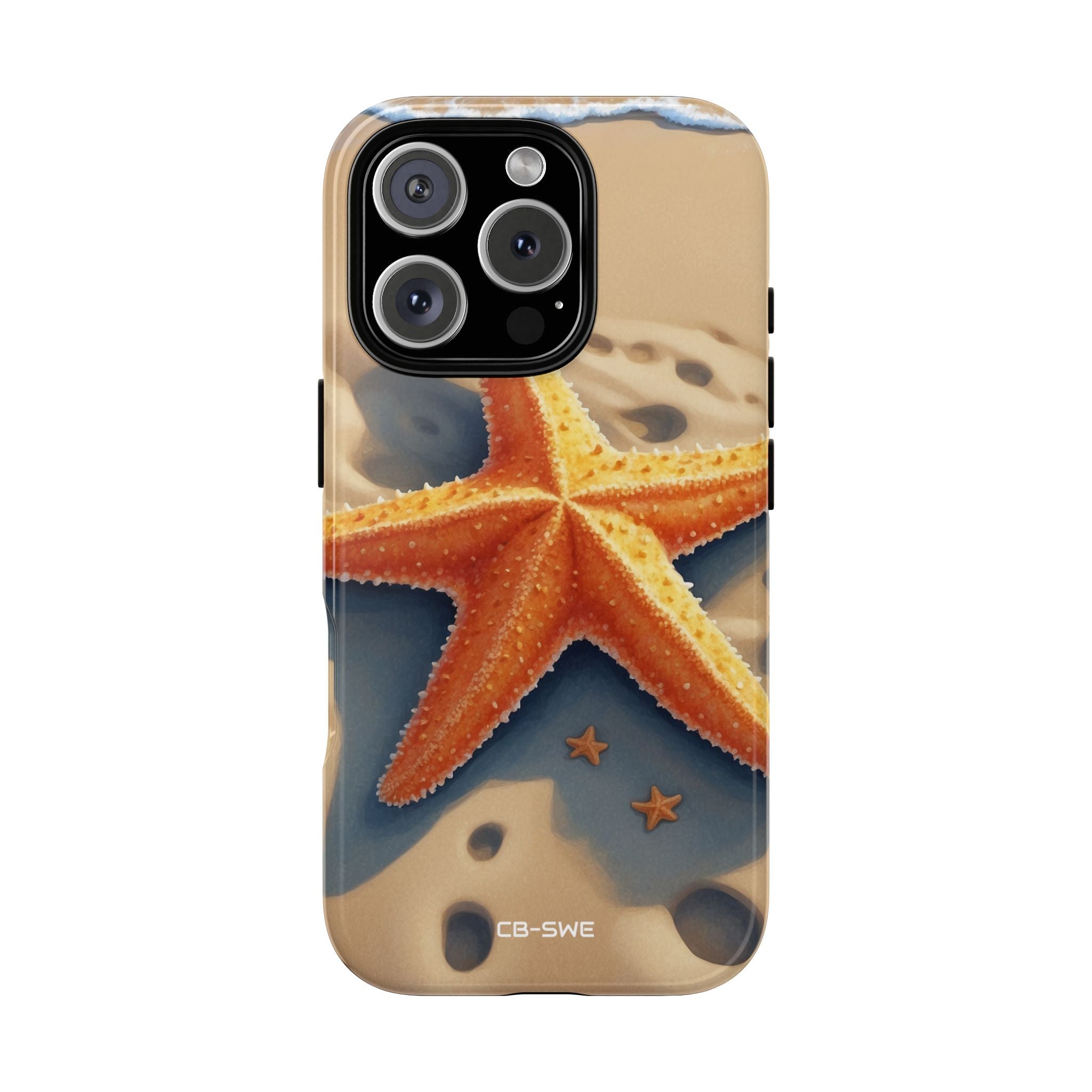 Starfish Rests On Sand - iPhone Case