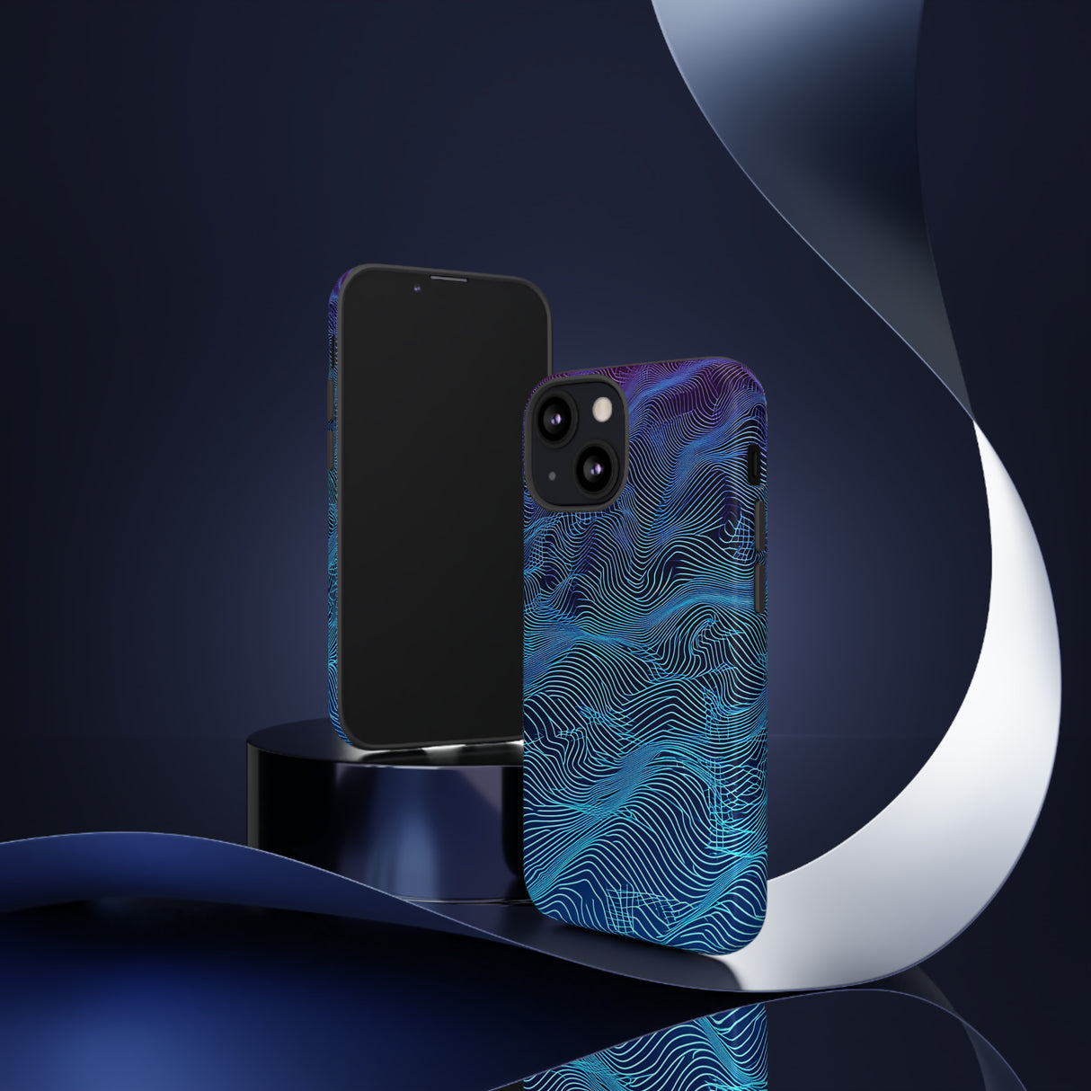 AI Interface: Tech Gradient - Protective Phone Case