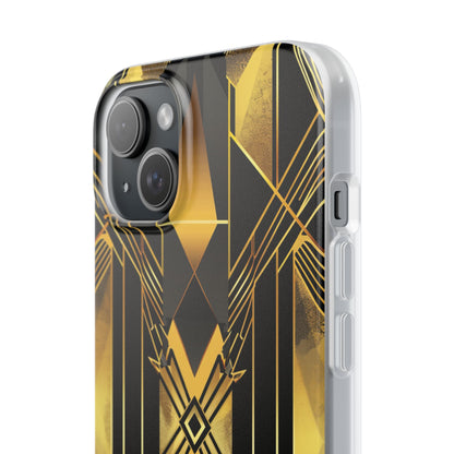 Golden Diamond Radiance iPhone 15 Plus Case - Soft