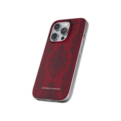 Gothic Crimson Elegance iPhone 14 - Flexi Phone Case